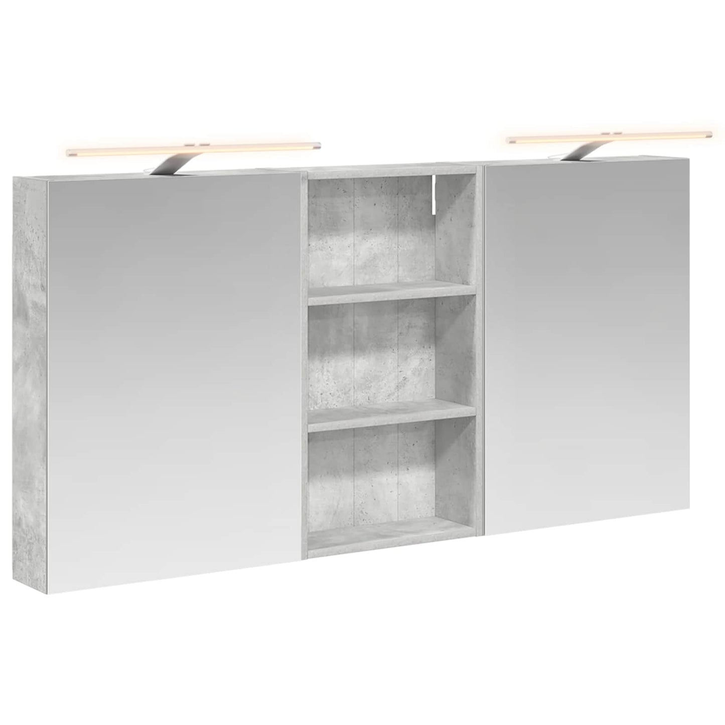 Badkamerkastenset 3 pcs 140 x 14,5 x 70 cm Bewerkt hout