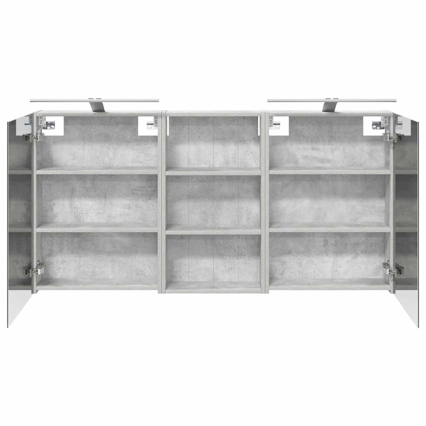 Badkamerkastenset 3 pcs 140 x 14,5 x 70 cm Bewerkt hout