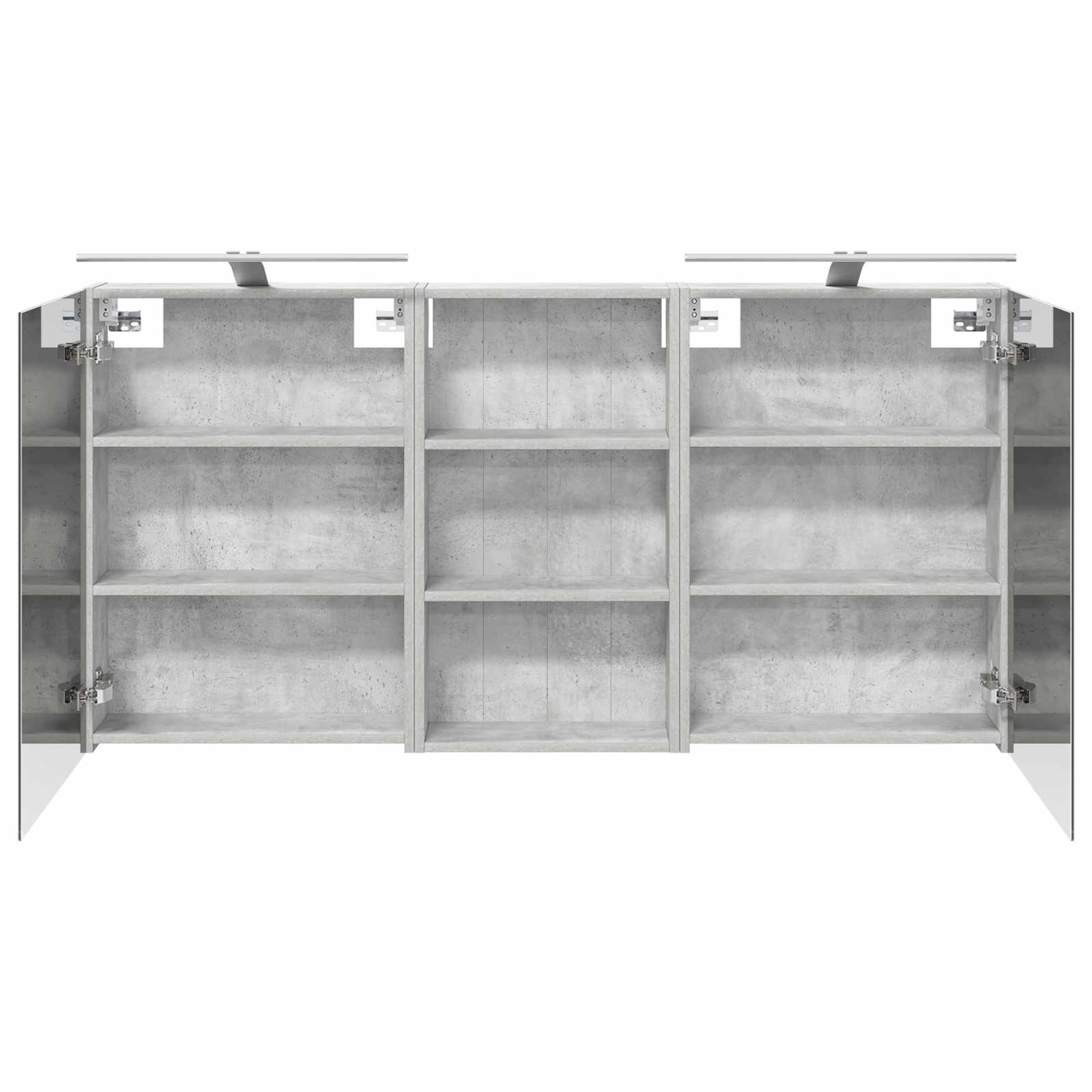 Badkamerkastenset 3 pcs 140 x 14,5 x 70 cm Bewerkt hout