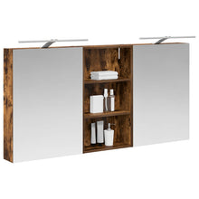 Badkamerkastenset 3 pcs 140 x 14,5 x 70 cm Bewerkt hout