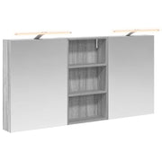 Badkamerkastenset 3 delig 50x14.5x70 cm bewerkt hout
