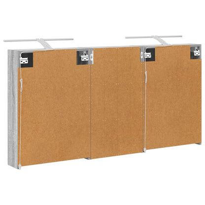 Badkamerkastenset 3 pcs 140 x 14,5 x 70 cm Bewerkt hout