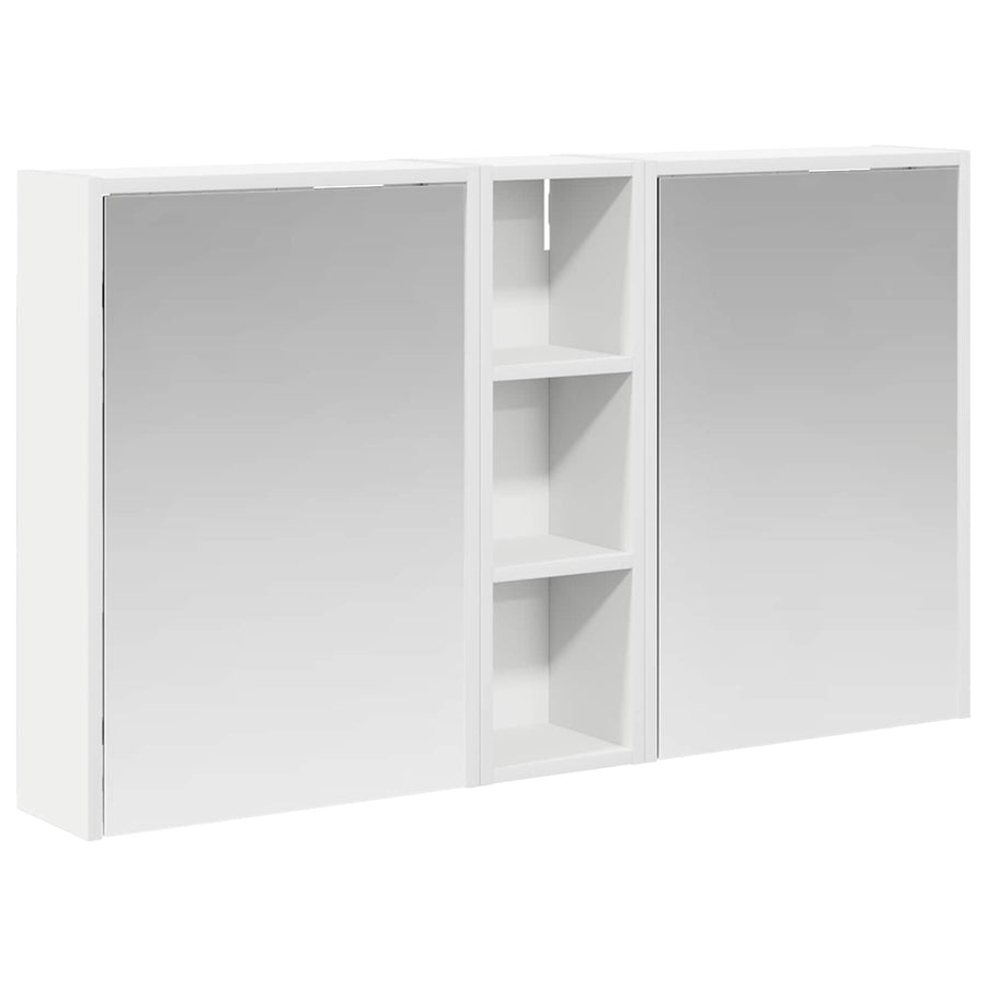 Badkamerkastenset voor 3 pcs 106 x 16 x 62,5 cm Bewerkt hout