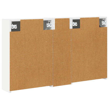 Badkamerkastenset voor 3 pcs 106 x 16 x 62,5 cm Bewerkt hout