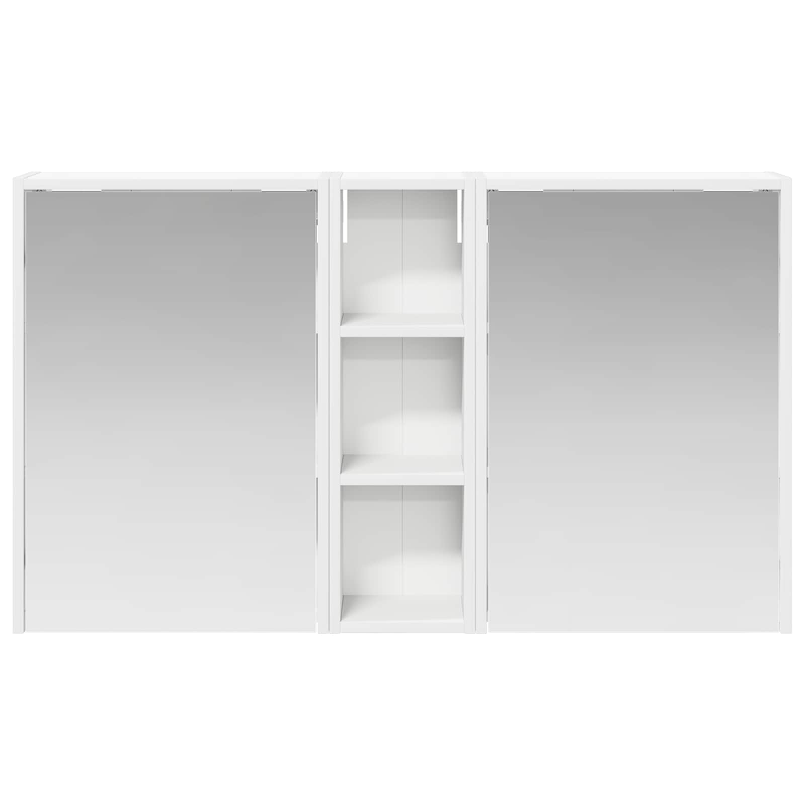 Badkamerkastenset voor 3 pcs 106 x 16 x 62,5 cm Bewerkt hout
