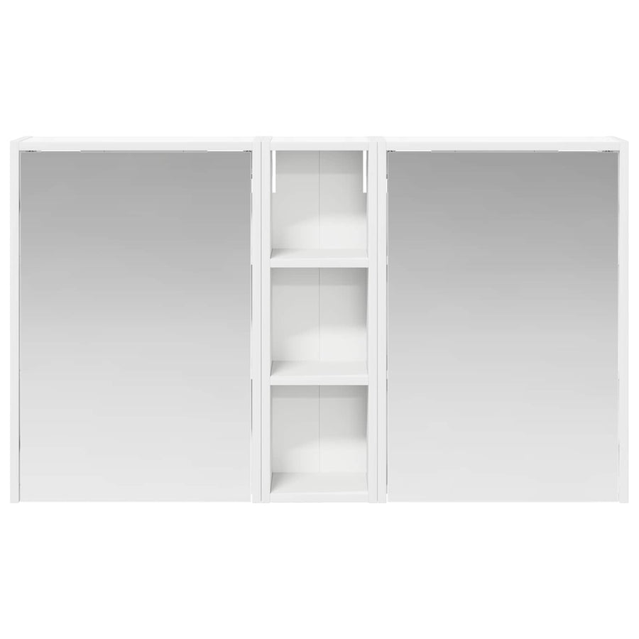 Badkamerkastenset voor 3 pcs 106 x 16 x 62,5 cm Bewerkt hout