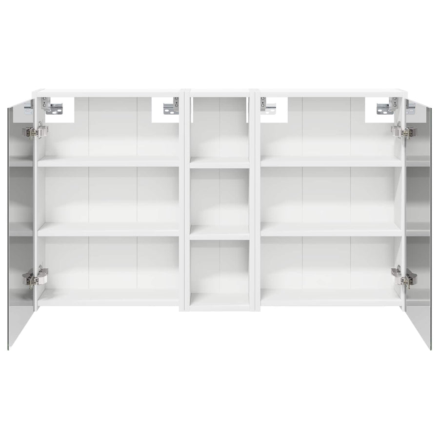Badkamerkastenset voor 3 pcs 106 x 16 x 62,5 cm Bewerkt hout