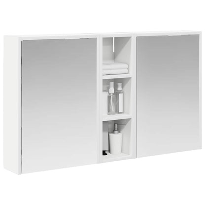 Badkamerkastenset voor 3 pcs 106 x 16 x 62,5 cm Bewerkt hout