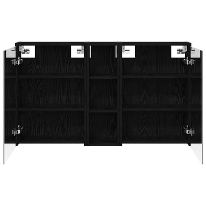 Badkamerkastenset voor 3 pcs 106 x 16 x 62,5 cm Bewerkt hout
