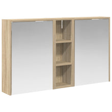 Badkamerkastenset voor 3 pcs 106 x 16 x 62,5 cm Bewerkt hout