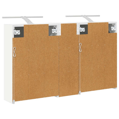 Badkamerkastenset voor 3 pcs 106 x 16 x 62,5 cm Bewerkt hout