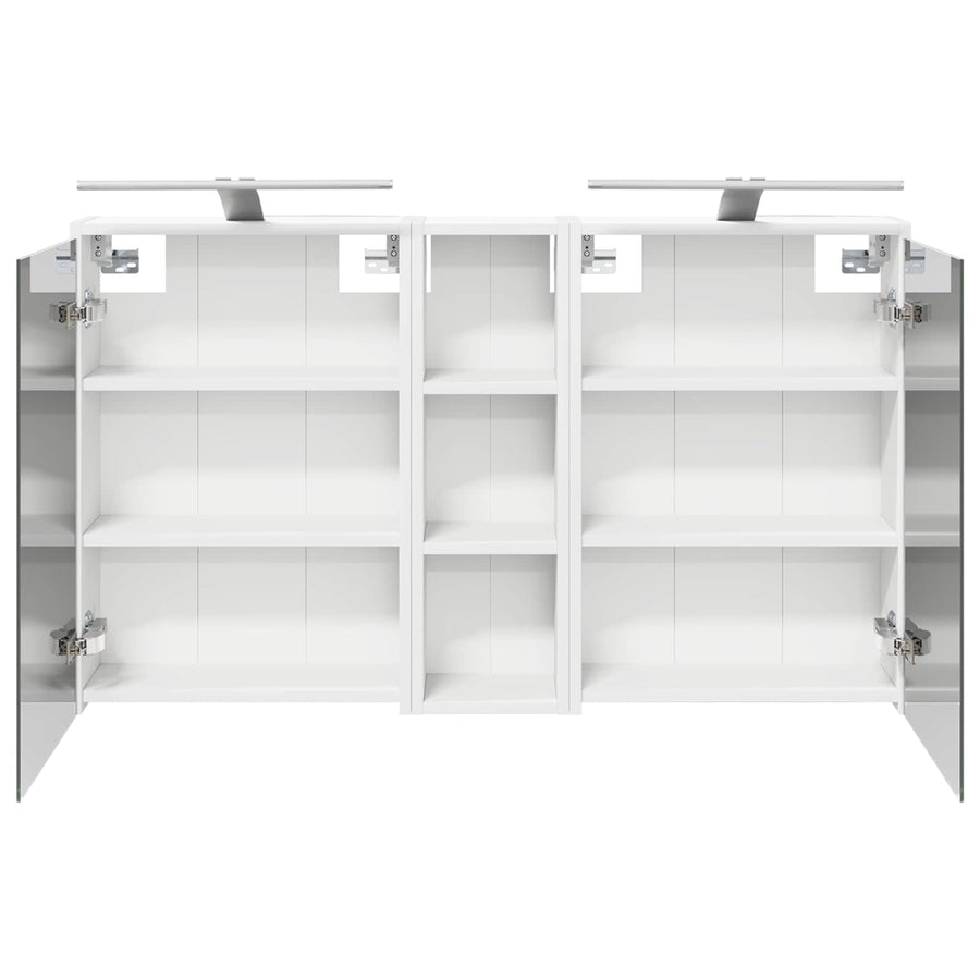 Badkamerkastenset voor 3 pcs 106 x 16 x 62,5 cm Bewerkt hout