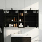 Badkamerkastenset 106x16x62,5 cm bewerkt hout