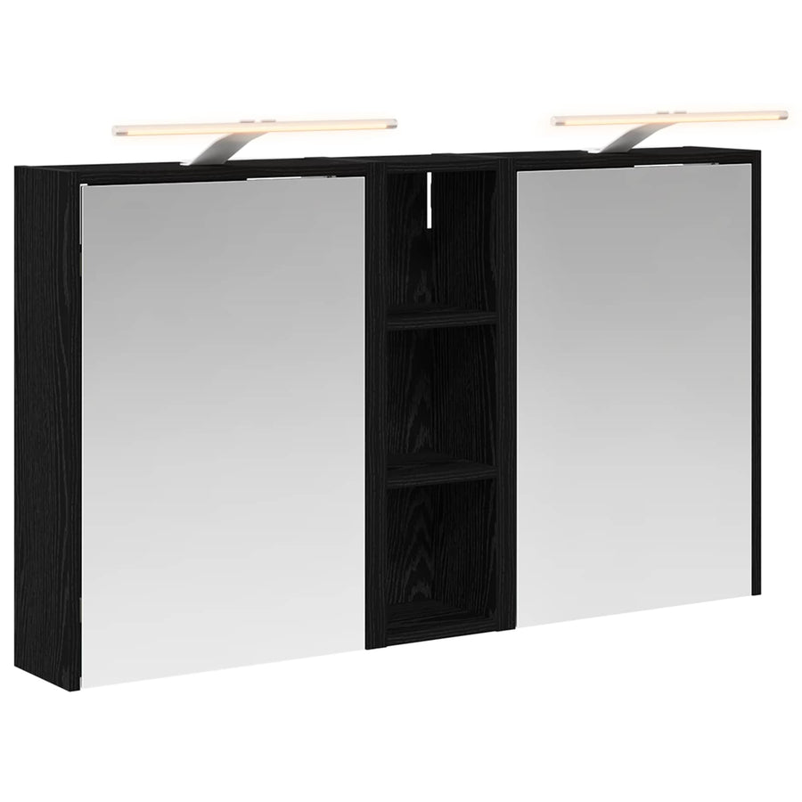 Badkamerkastenset voor 3 pcs 106 x 16 x 62,5 cm Bewerkt hout