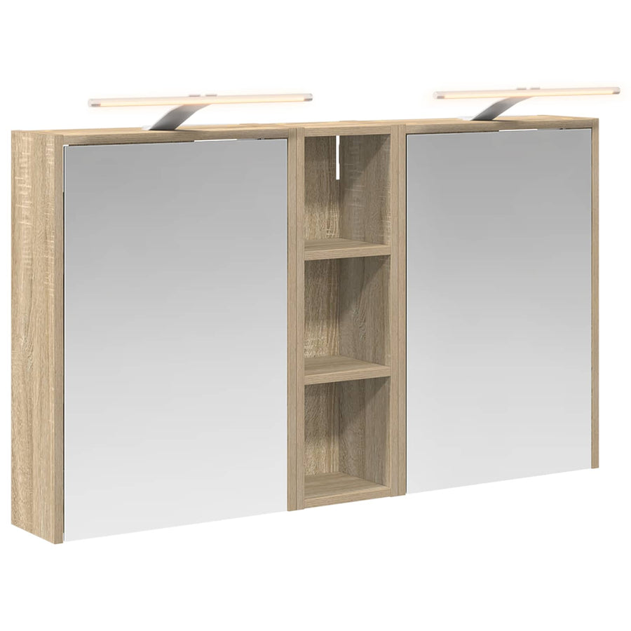 Badkamerkastenset voor 3 pcs 106 x 16 x 62,5 cm Bewerkt hout