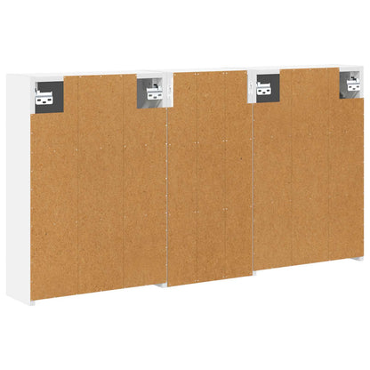 Badkamerkastenset voor 3 pcs 116 x 16 x 62,5 cm Bewerkt hout