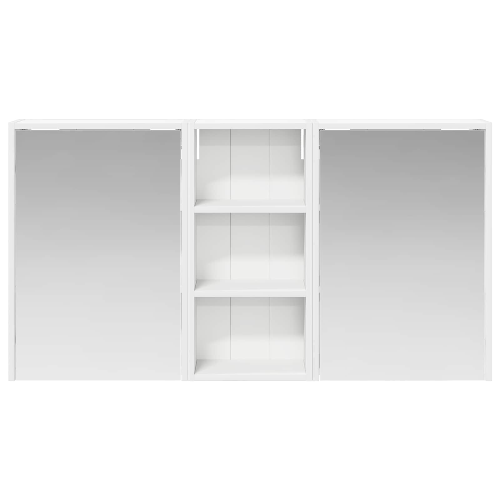 Badkamerkastenset voor 3 pcs 116 x 16 x 62,5 cm Bewerkt hout