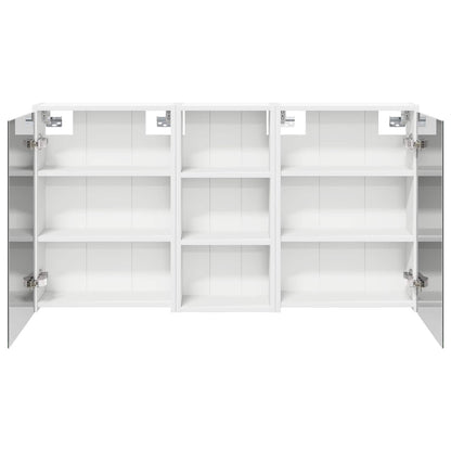 Badkamerkastenset voor 3 pcs 116 x 16 x 62,5 cm Bewerkt hout