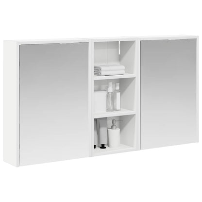 Badkamerkastenset voor 3 pcs 116 x 16 x 62,5 cm Bewerkt hout