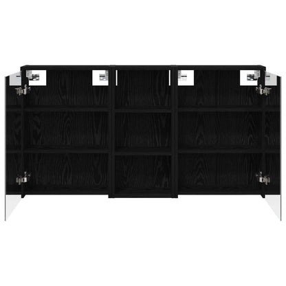Badkamerkastenset voor 3 pcs 116 x 16 x 62,5 cm Bewerkt hout