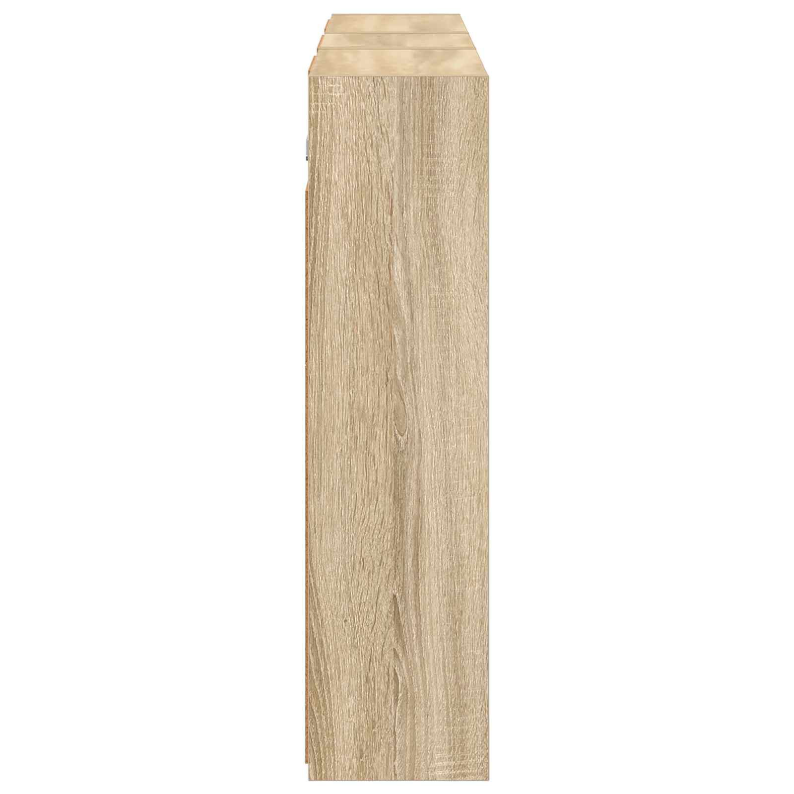 Badkamerkastenset voor 3 pcs 116 x 16 x 62,5 cm Bewerkt hout