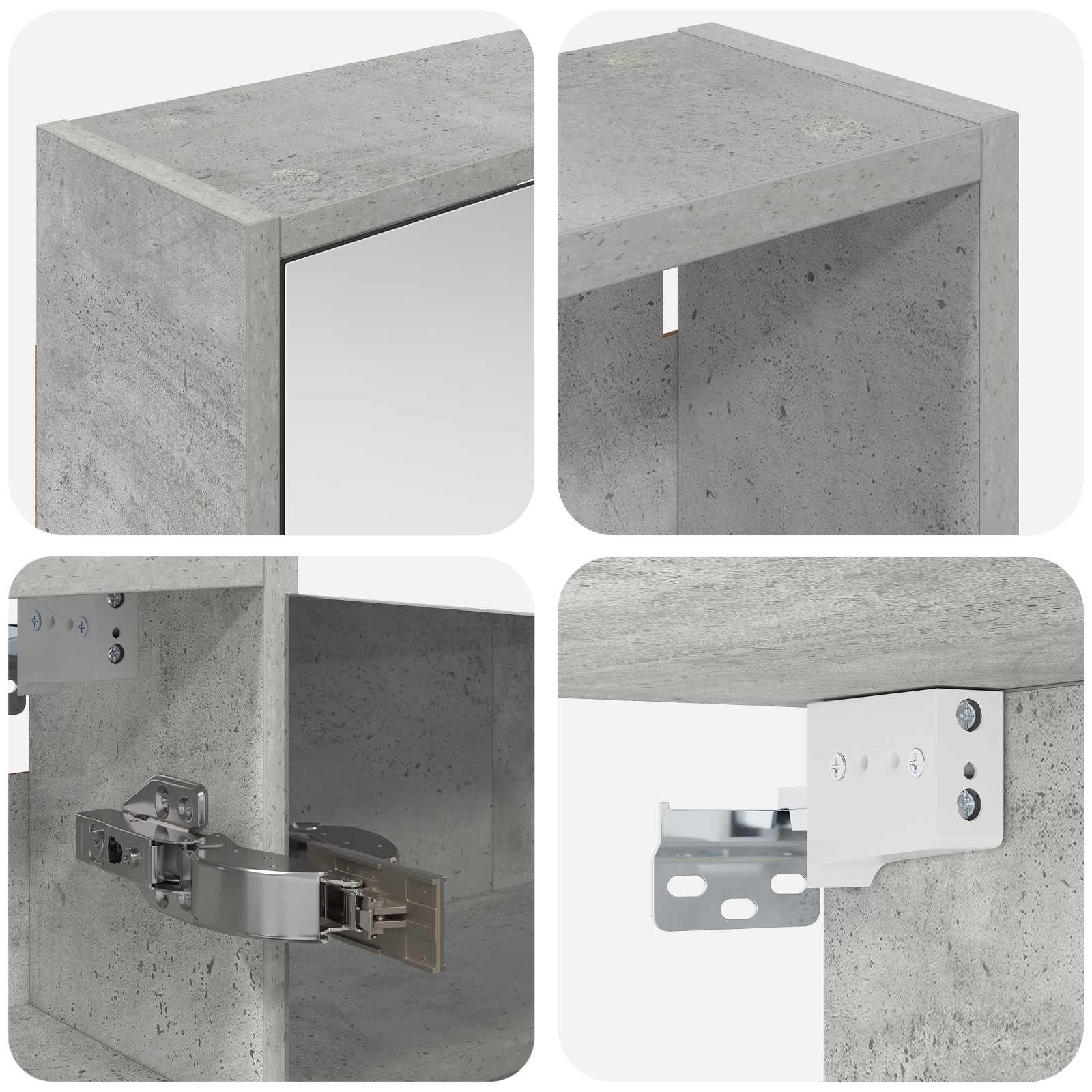 Badkamerkastenset voor 3 pcs 116 x 16 x 62,5 cm Bewerkt hout