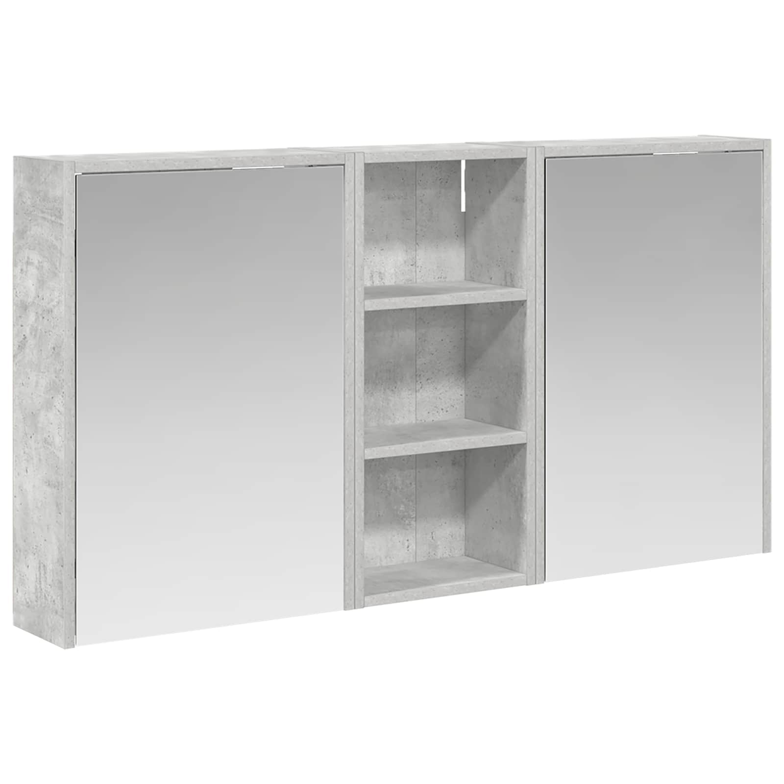 Badkamerkastenset voor 3 pcs 116 x 16 x 62,5 cm Bewerkt hout