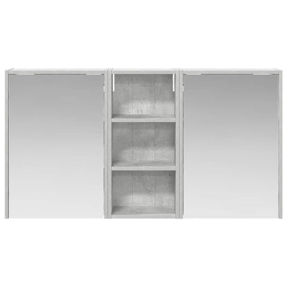 Badkamerkastenset voor 3 pcs 116 x 16 x 62,5 cm Bewerkt hout