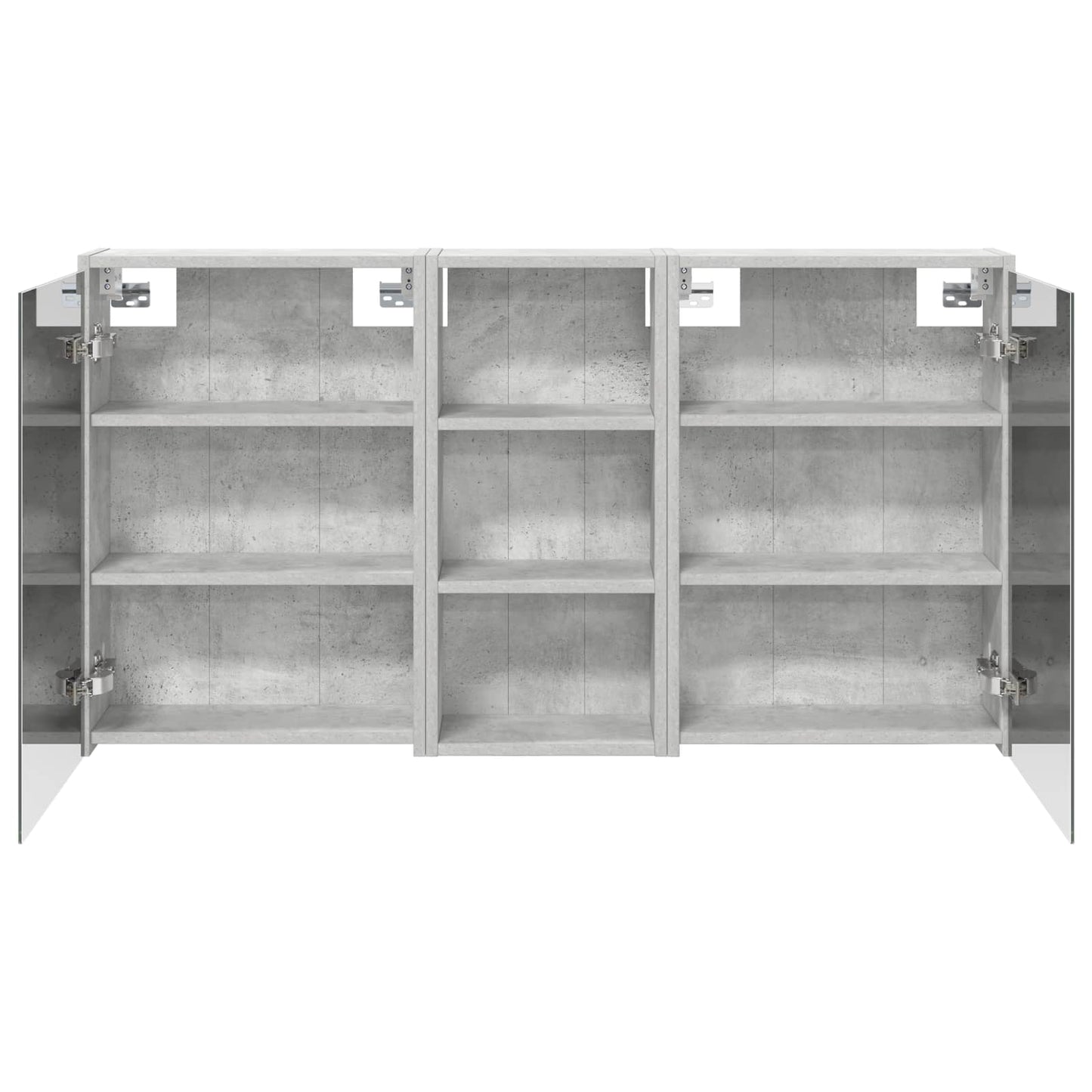 Badkamerkastenset voor 3 pcs 116 x 16 x 62,5 cm Bewerkt hout