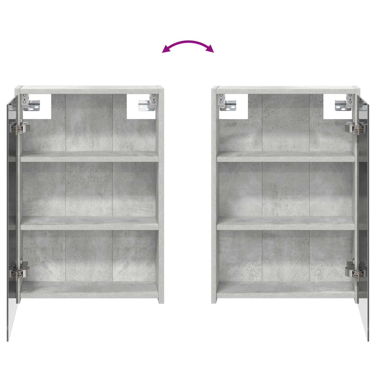 Badkamerkastenset voor 3 pcs 116 x 16 x 62,5 cm Bewerkt hout