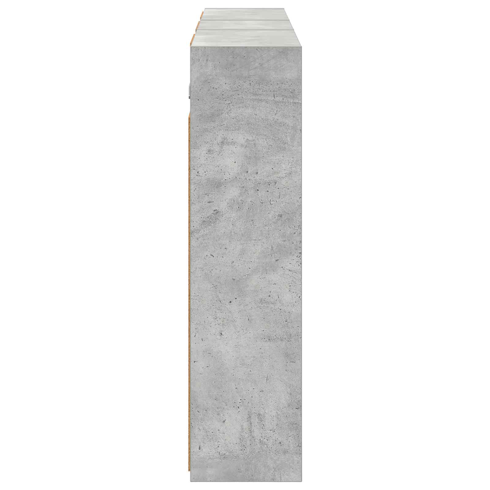 Badkamerkastenset voor 3 pcs 116 x 16 x 62,5 cm Bewerkt hout