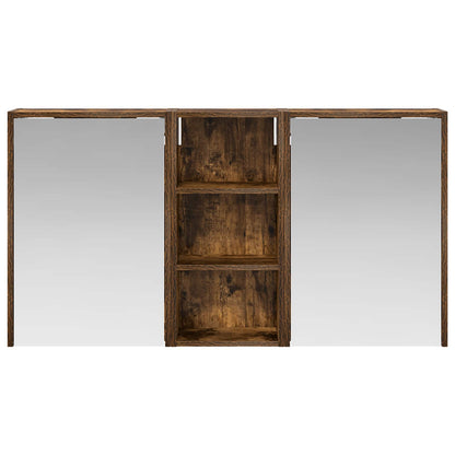 Badkamerkastenset voor 3 pcs 116 x 16 x 62,5 cm Bewerkt hout