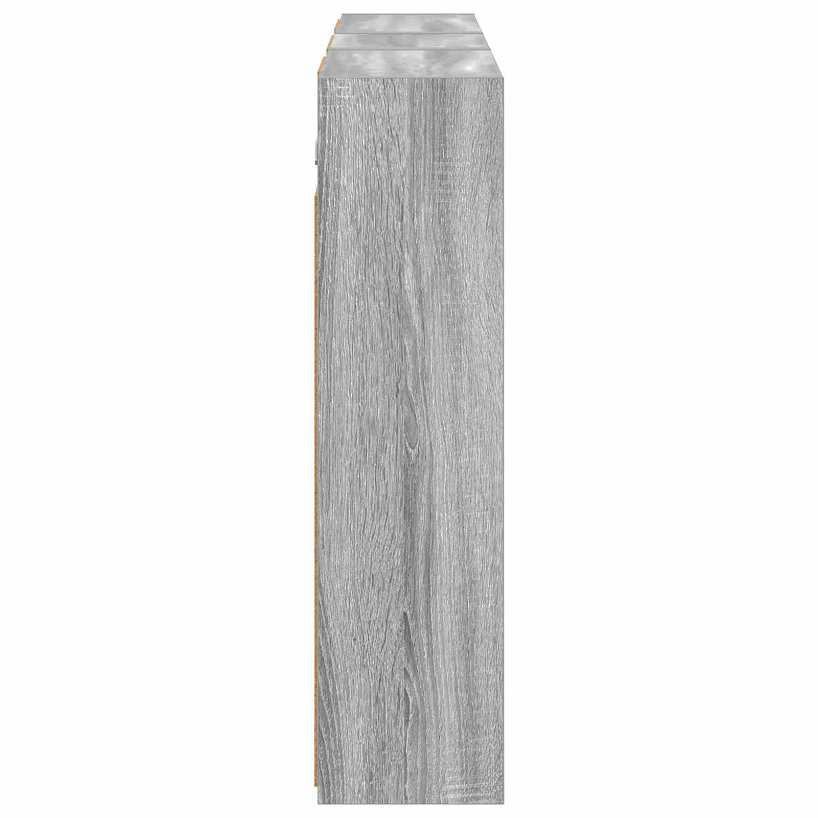 Badkamerkastenset voor 3 pcs 116 x 16 x 62,5 cm Bewerkt hout