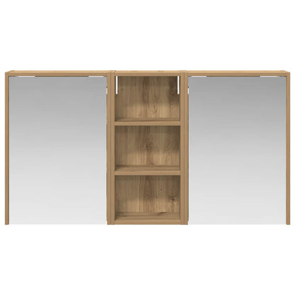 Badkamerkastenset voor 3 pcs 116 x 16 x 62,5 cm Bewerkt hout