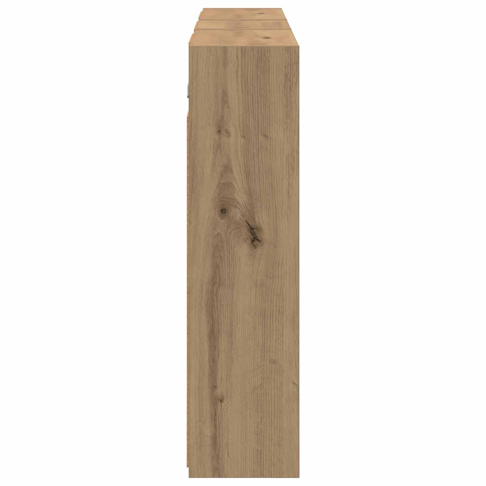 Badkamerkastenset voor 3 pcs 116 x 16 x 62,5 cm Bewerkt hout