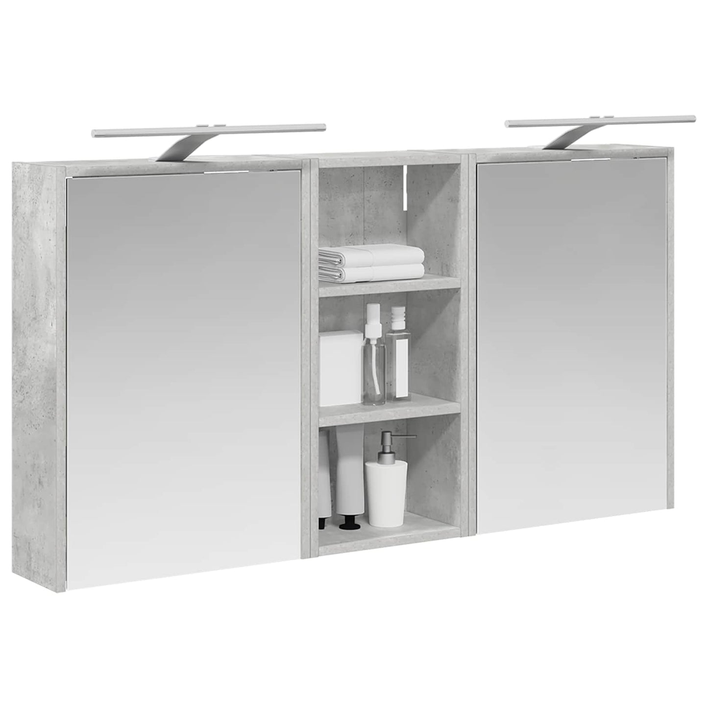 Badkamerkastenset voor 3 pcs 116 x 16 x 62,5 cm Bewerkt hout