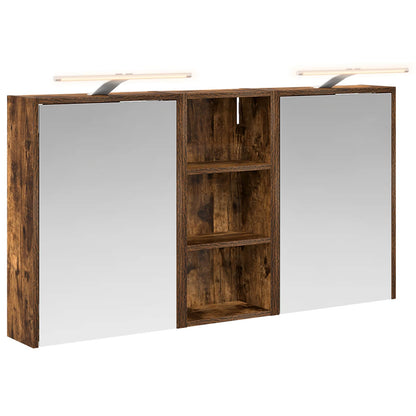 Badkamerkastenset voor 3 pcs 116 x 16 x 62,5 cm Bewerkt hout