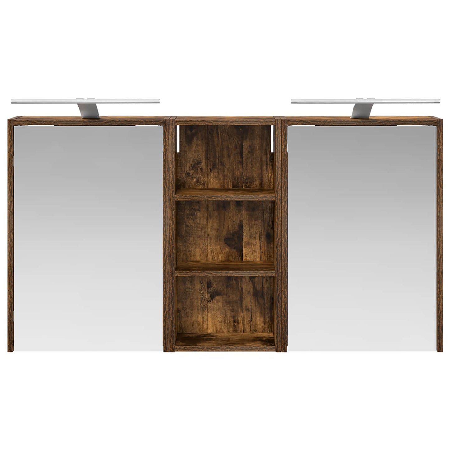 Badkamerkastenset voor 3 pcs 116 x 16 x 62,5 cm Bewerkt hout