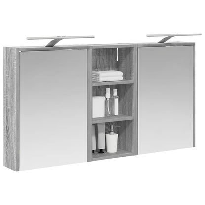 Badkamerkastenset voor 3 pcs 116 x 16 x 62,5 cm Bewerkt hout