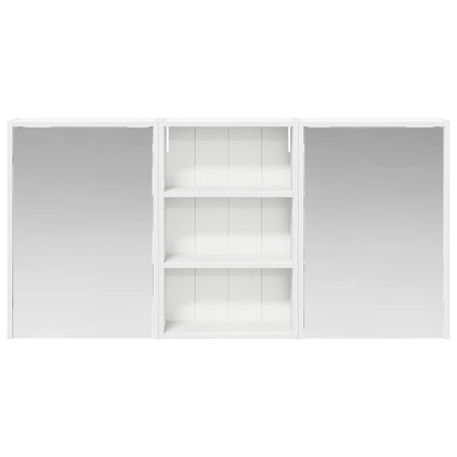 Badkamerkastenset 3 pcs 126 x 16 x 62.5 cm Bewerkt hout