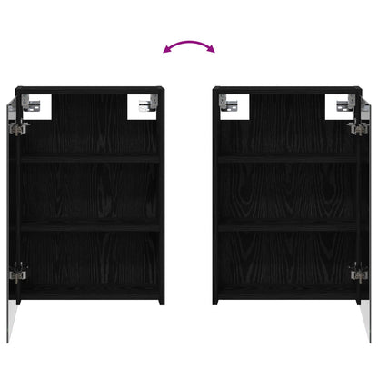 Badkamerkastenset 3 pcs 126 x 16 x 62.5 cm Bewerkt hout