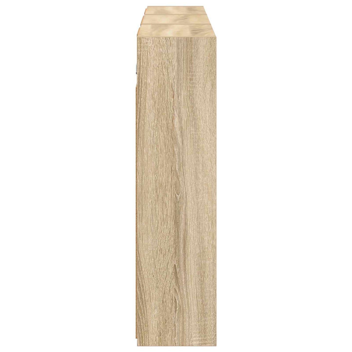 Badkamerkastenset 3 pcs 126 x 16 x 62.5 cm Bewerkt hout