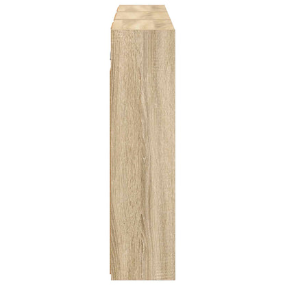 Badkamerkastenset 3 pcs 126 x 16 x 62.5 cm Bewerkt hout