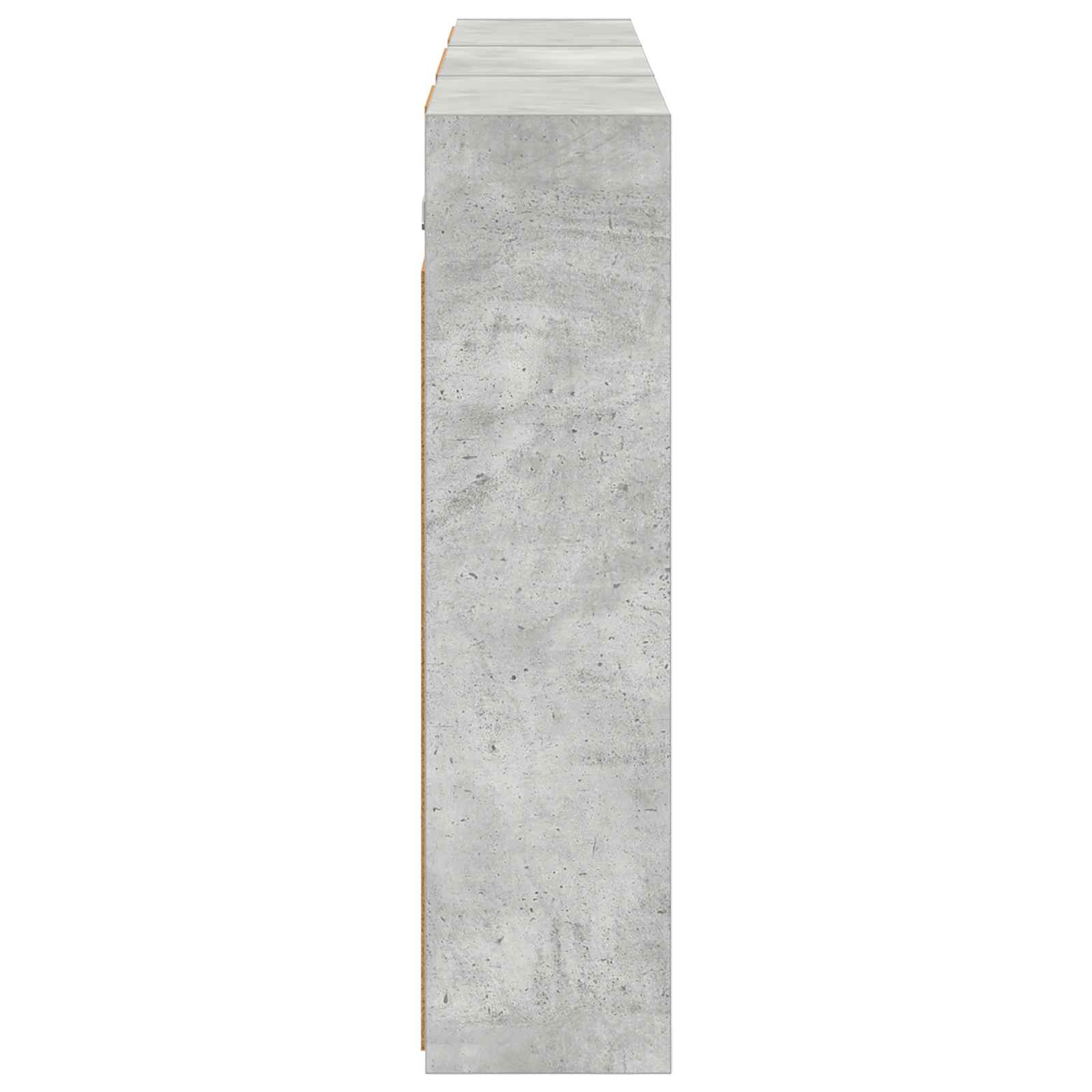 Badkamerkastenset 3 pcs 126 x 16 x 62.5 cm Bewerkt hout