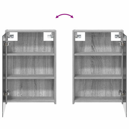Badkamerkastenset 3 pcs 126 x 16 x 62.5 cm Bewerkt hout