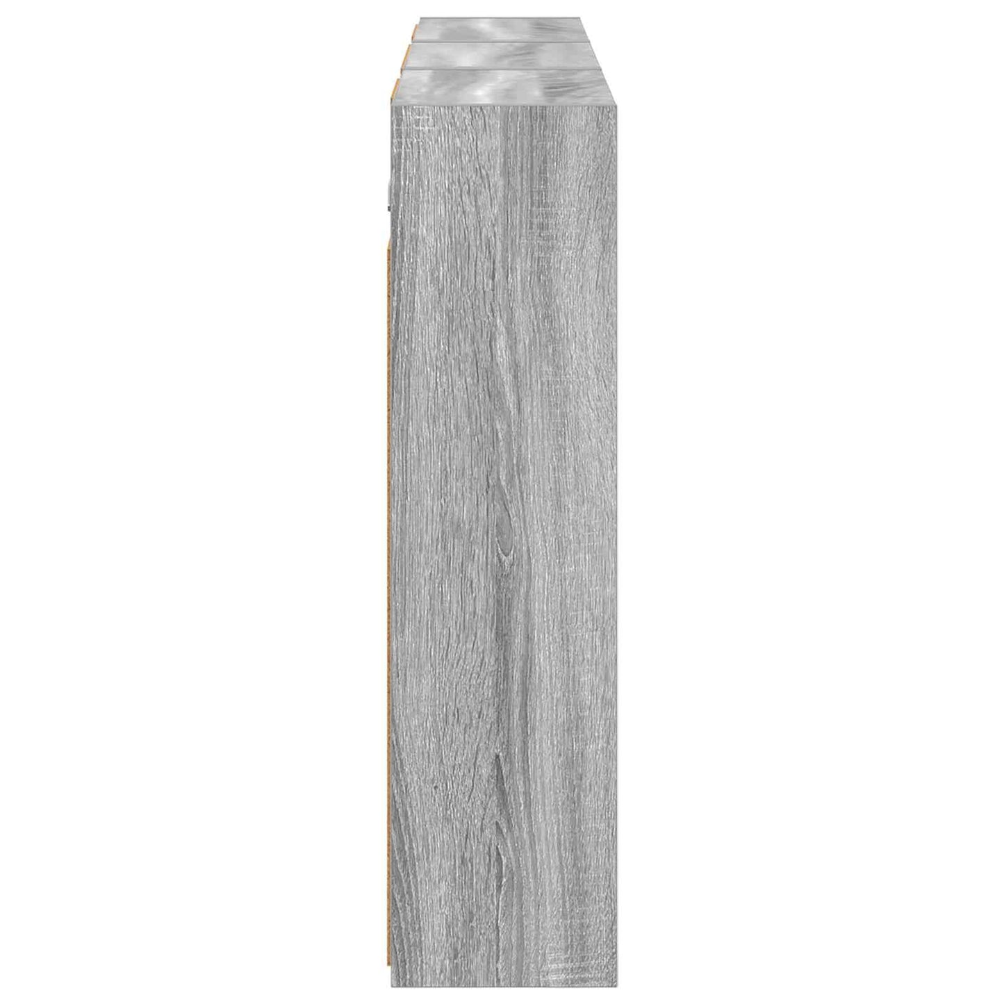 Badkamerkastenset 3 pcs 126 x 16 x 62.5 cm Bewerkt hout