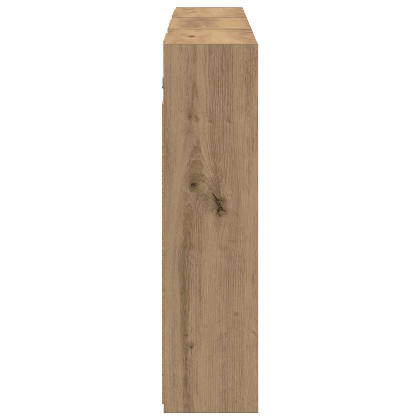 Badkamerkastenset 3 pcs 126 x 16 x 62.5 cm Bewerkt hout