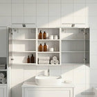 Bathroom Cabinet Set 3 pcs 126 x 16 x 62.5 cm Engineered Wood