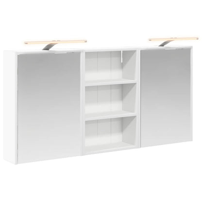 Badkamerkastenset 3 pcs 126 x 16 x 62.5 cm Bewerkt hout