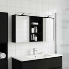 Bathroom Cabinet Set 3 pcs 126 x 16 x 62.5 cm Engineered Wood
